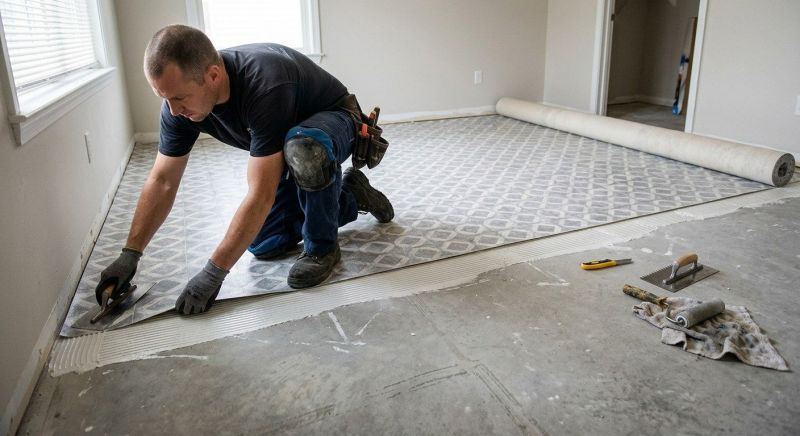 Sheet Vinyl Installation in Arlington, TX