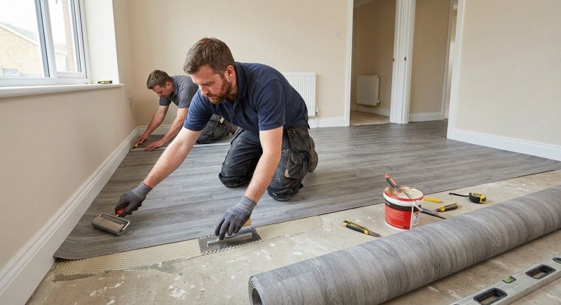 Sheet Linoleum Installation in Gilbert, AZ